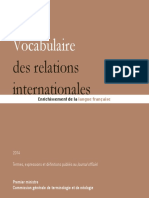 Voca Relations Internationales 2014