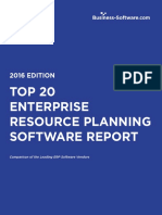 TOP 20 Enterprise Resource Planning Software Report: 2016 EDITION