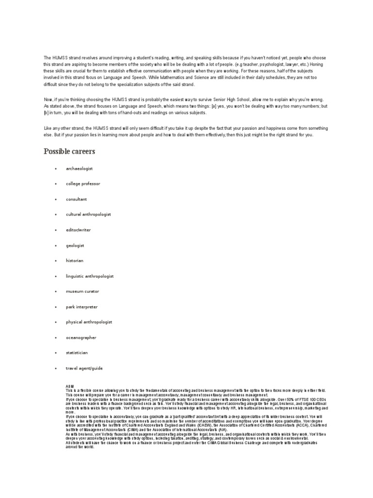 Qualitative research topic about humss strand picture