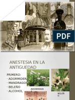 1. Historia de La Anestesia