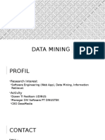 Data Mining: Abu Salam, M.Kom