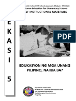 06 - Edukasyon NG Mga Unang Pilipino, Naiiba PDF