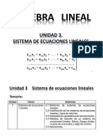 Unidad 3 Sistema de Ecuaciones Lineales 1-39