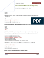 CCNA 4 Chapter 3 v5.0 Exam Answers 2015 100