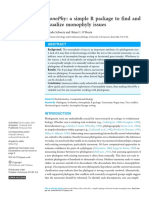 Visualize Monophyly Issues: Monophy: A Simple R Package To Find and