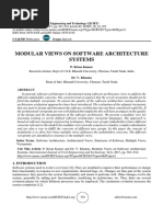 Modular Views On Software Architecture Systems