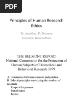 Principles of Human Research Ethics