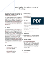 Carnegie Foundation For The Advancement of Teaching PDF