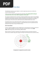 Bohr's Model of The Atom