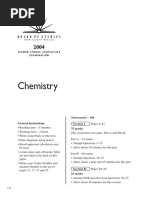 Chemistry: Higher School Certificate Examination