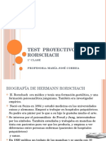 1 Clase Test de Rorschach