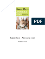 Karen Duve - Anständig Essen