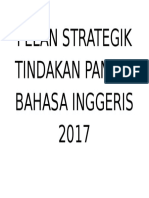 Pelan Strategik Tindakan Panitia Bahasa Inggeris 2017