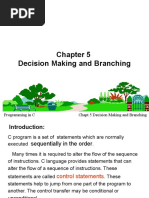 Decision Making and Branching