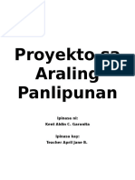 Proyekto Sa Araling Panlipunan