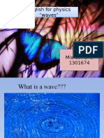 English For Physics "Waves" English For Physics "Waves"