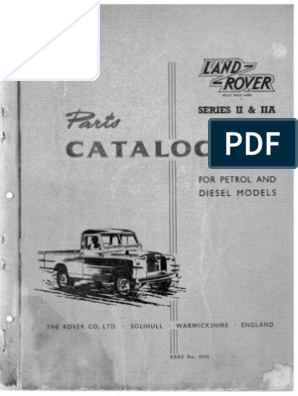 58-85 IIA y III Gasolina & Diesel Haynes Manual De Reparación Land Rover Serie II 