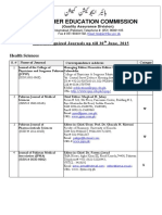 HEC Journal List