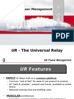 UR - The Universal Relay: GE Power Management