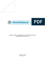 Manual para La Presentación de Proyectos de Infraestructura Social 2016