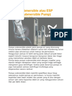 Pompa Submersible Atau ESP