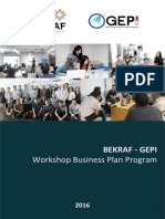 Workshop Business Plan BEKRAF-GEPI2016 - 2