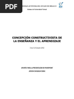 Lec 2.5b Concepcion Constructivista de La Ensenanza y El Aprendizaje PDF