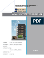 Analisis y Metrado de Un Edificio