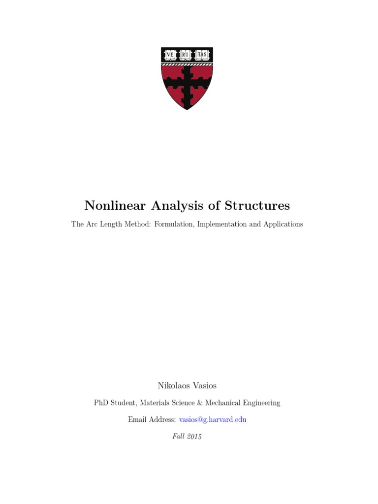 Nonlinear Analysis of Structures PDF | PDF | Continuum Mechanics ...