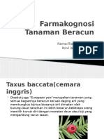 Farmakognosi Tanaman Beracun