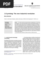 Berman, 2012 - 3-D Printing - The New Industrial Revolution PDF