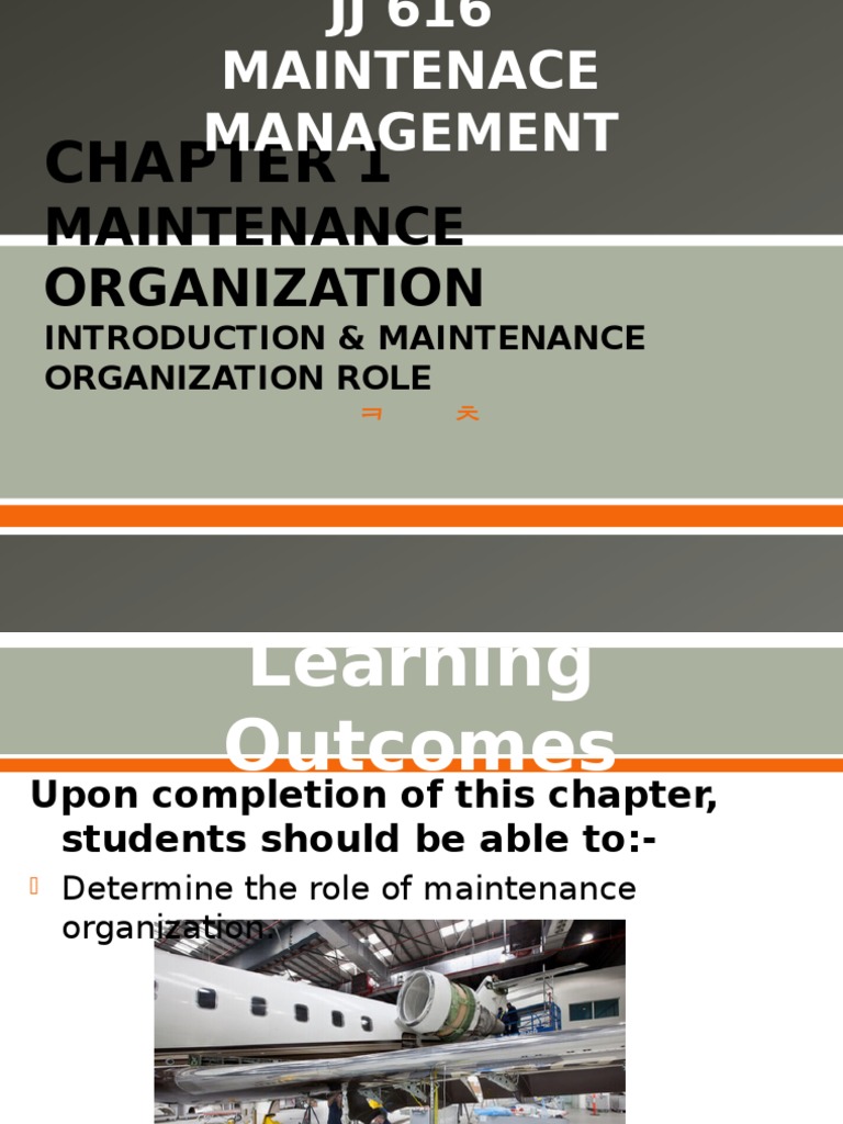 Maintenance Organization Roles Explained | PDF | Decentralization ...