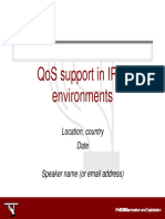 Qos Support in Ipv6 Environments: Location, Country Date