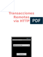 Transacciones Remotas HTTP