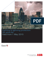 Earthing & Lightning Protection UK Price List 2015 PDF