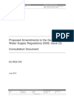 Consultationproposedamendmentswatersupplyregulations2009issue (2) July2015