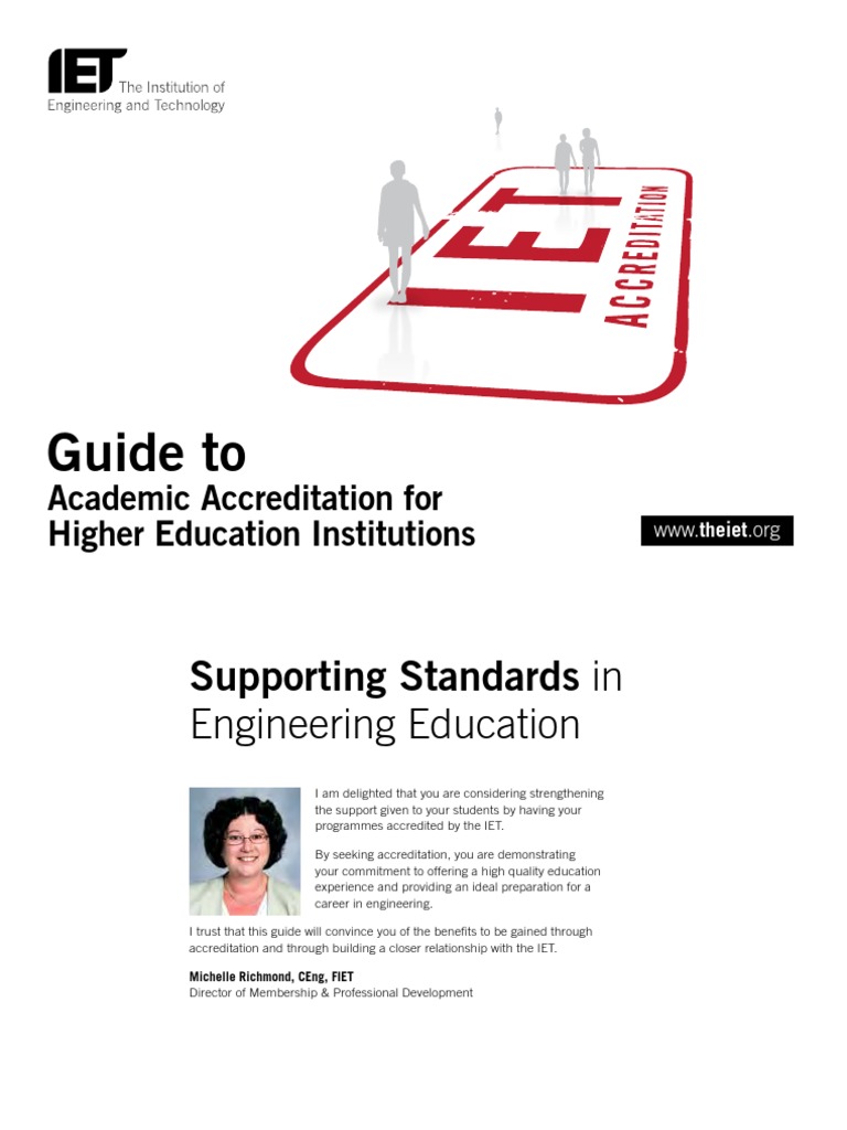 IET Accreditation Guide for Programs | PDF | Science And Technology ...