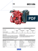 8031i06 GENSET ENGINE PERFORMANCE AND SPECIFICATIONS
