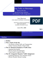 Modelling Traffic On Motorways:: State-of-the-Art, Numerical Data Analysis, and Dynamic Traffic Assignment