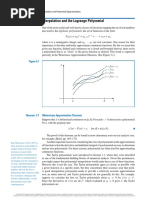 Interpolation and The Lagrange Polynomial