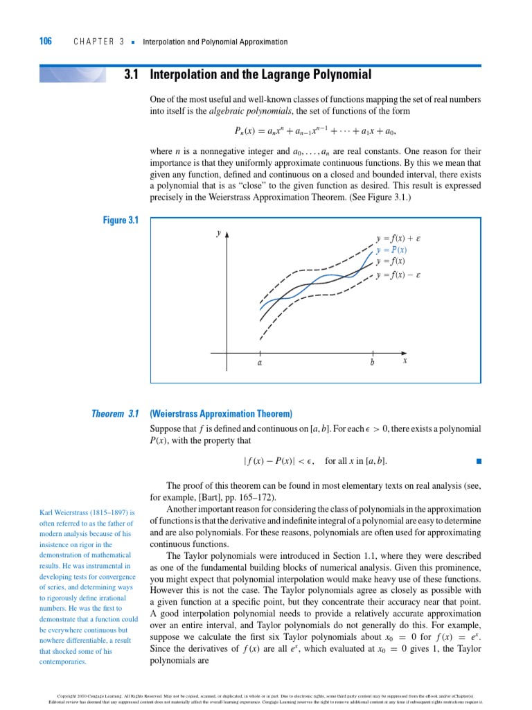 Interpolation and The Lagrange Polynomial | PDF | Interpolation ...