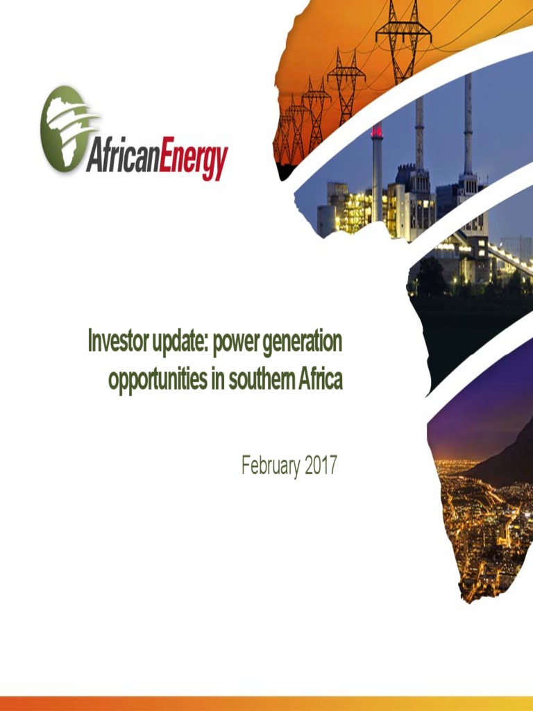 Power Generation Investment in Southern Africa | PDF | Tonne | Nature