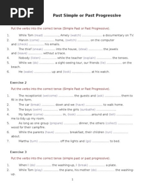 Past Simple Or Past Continous Grammatical Tense Languages