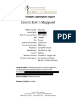 Erwin-Sheppard Autopsy Report - Redacted by Medical Examiner