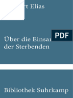 Norbert Elias - Über Die Einsamkeit Der Sterbenden PDF