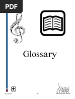 Music Memory Glossary