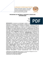 Pneumonia Na Infância Cuidados Clínicos de Enfermagem