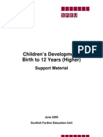 Children's Development Birth - 12 Years Text Book Extract