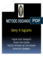 Metode Oseanografi Dr. Denny Nugroho S