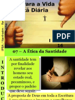 A ética da santidade cristã